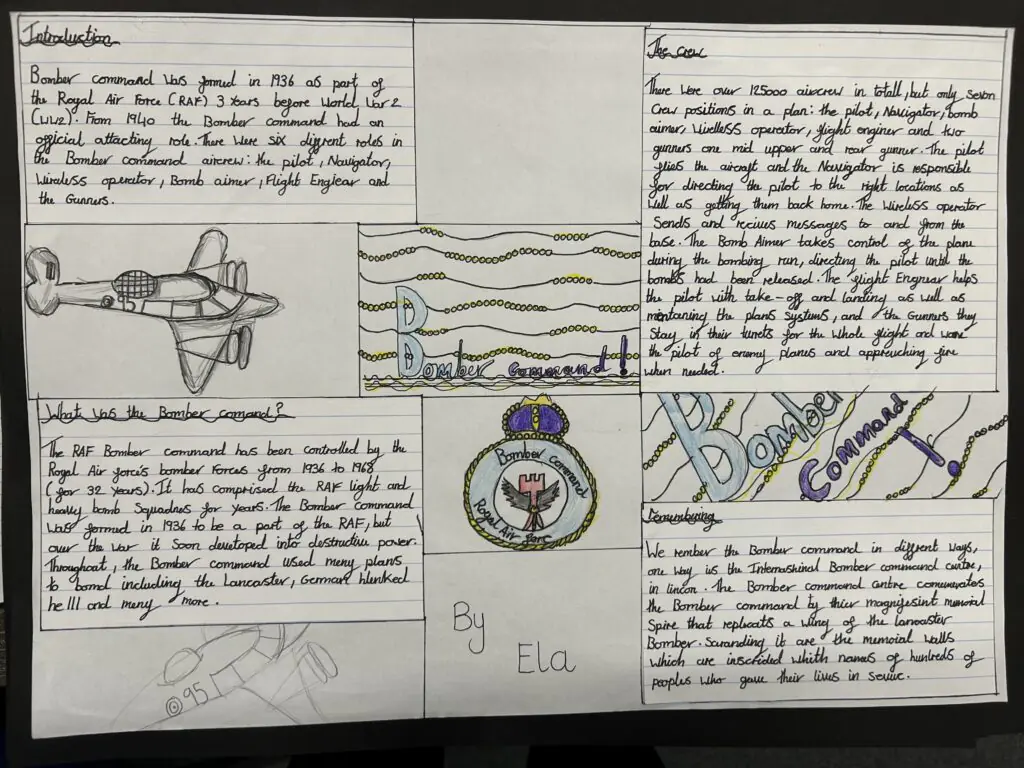 Bomber Command Non-Chronological report Ela