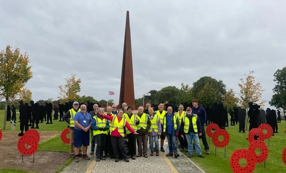 International Bomber Command Centre Volunteers - Lincolnshire | We Will Remember Poppies Monument